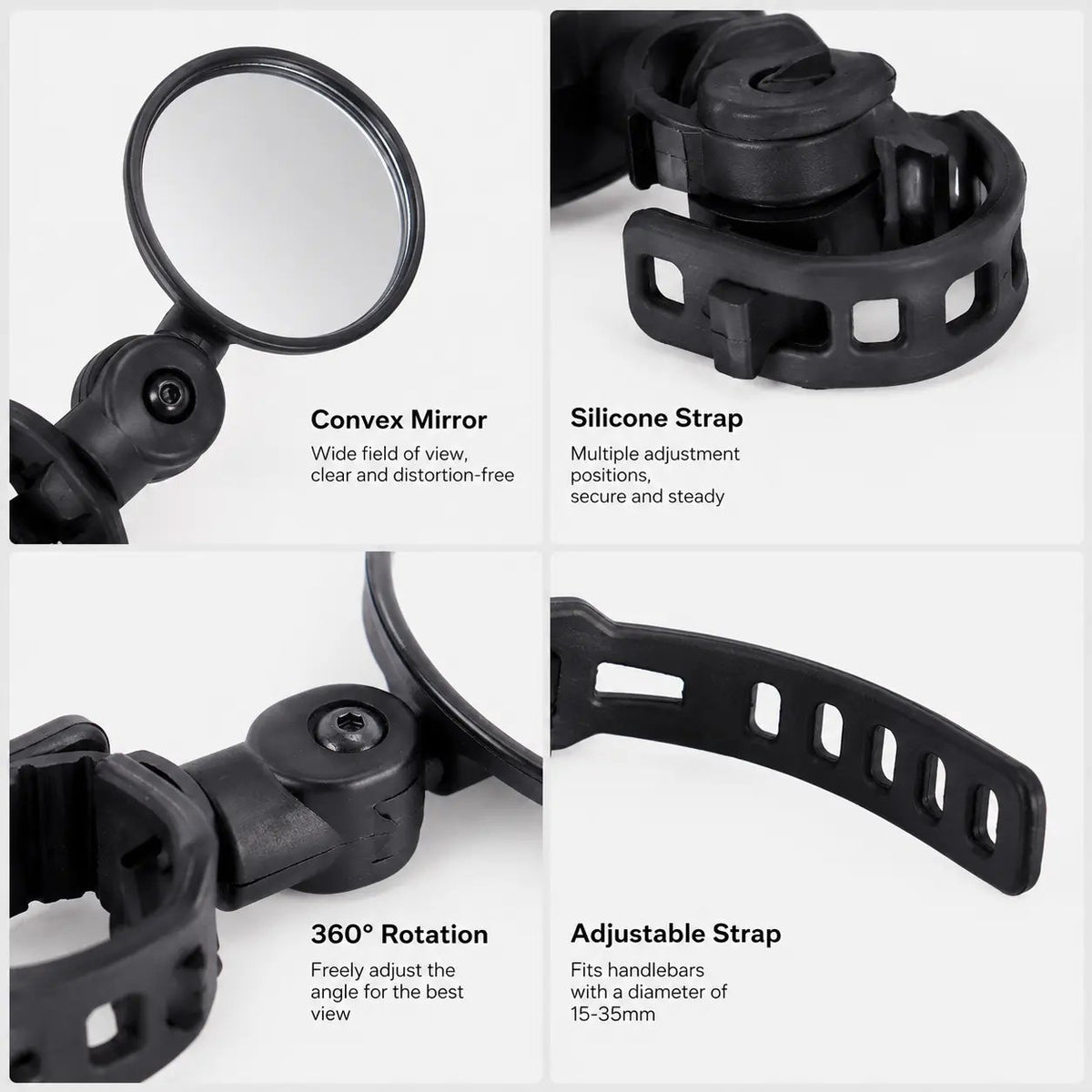 Bike Handlebar Rear View Mirror