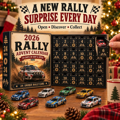 24-Day Rally Car Advent Calendar for Racing Fans – Countdown to Christmas🎄💨