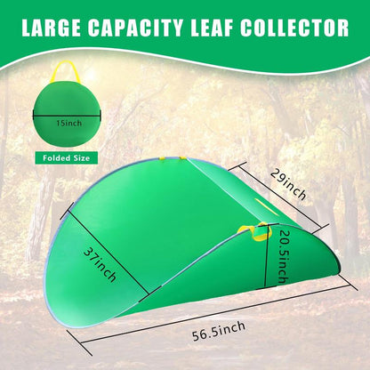 Green Leaf Collection Garden Leaf Gathering Tent