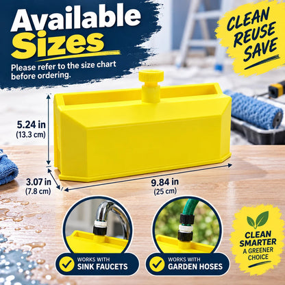 🎁Paint Roller Cleaner with Hose & Faucet Adapter