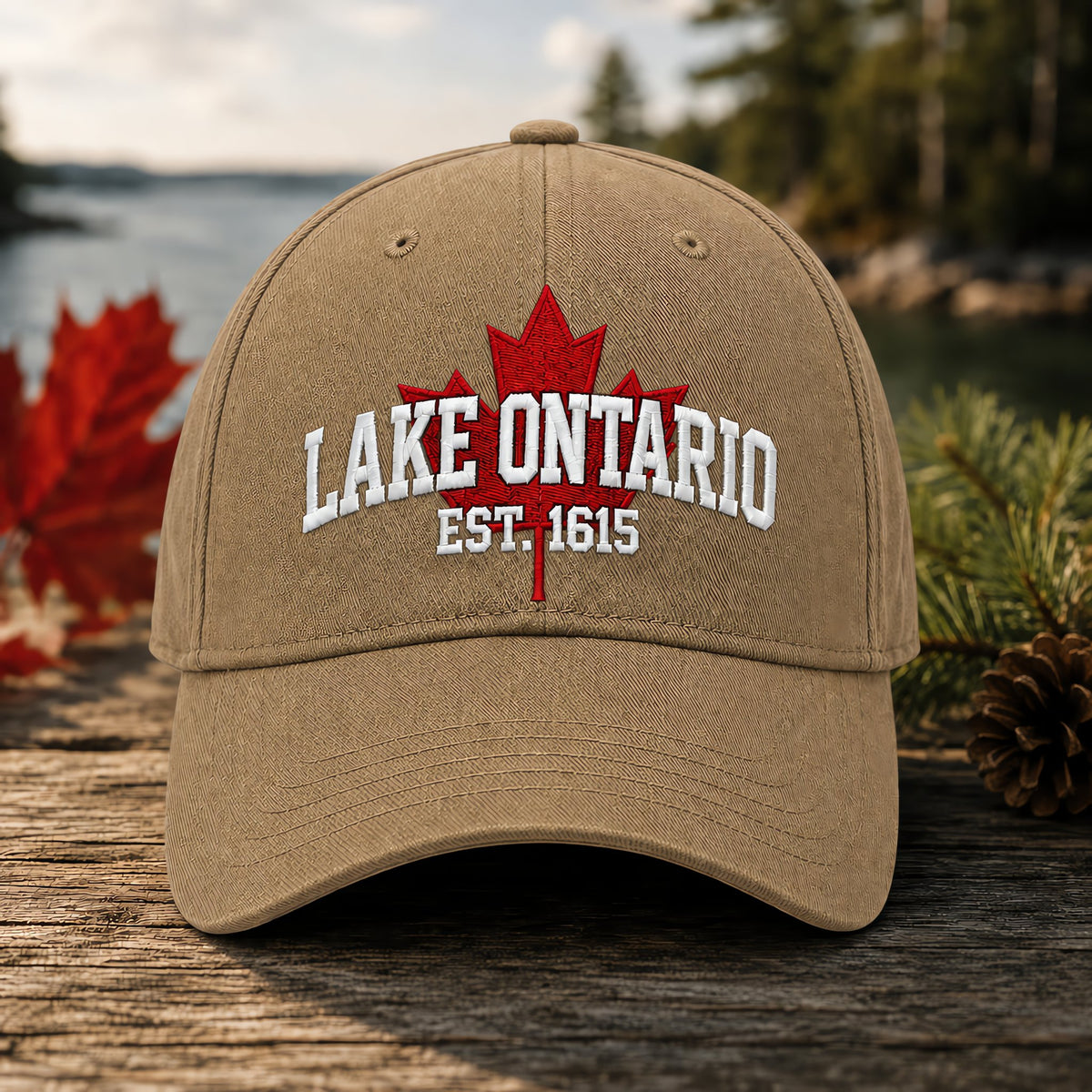 🔥LAST DAY 50% OFF - 🍁Lake Ontario Forever – Heritage Cap (🧢100% Cotton)