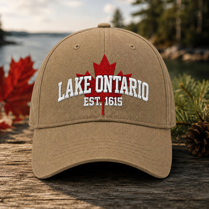 🔥LAST DAY 50% OFF - 🍁Lake Ontario Forever – Heritage Cap (🧢100% Cotton)