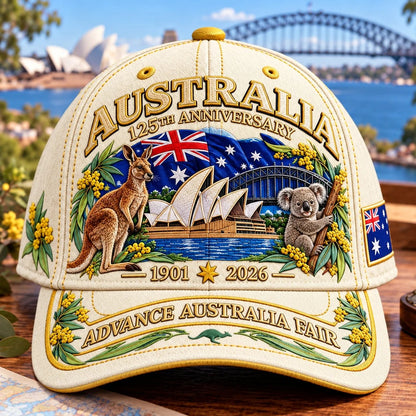 🦘Australia 125th Anniversary 1901–2026 Commemorative Cap