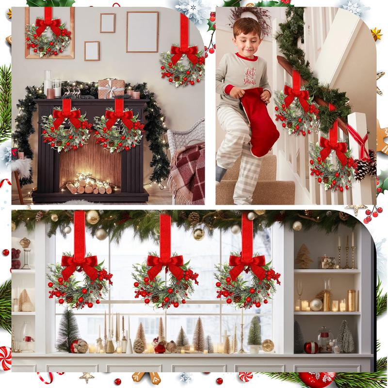 Christmas Bowknot Ribbon Garland – Festive Home & Holiday Decor