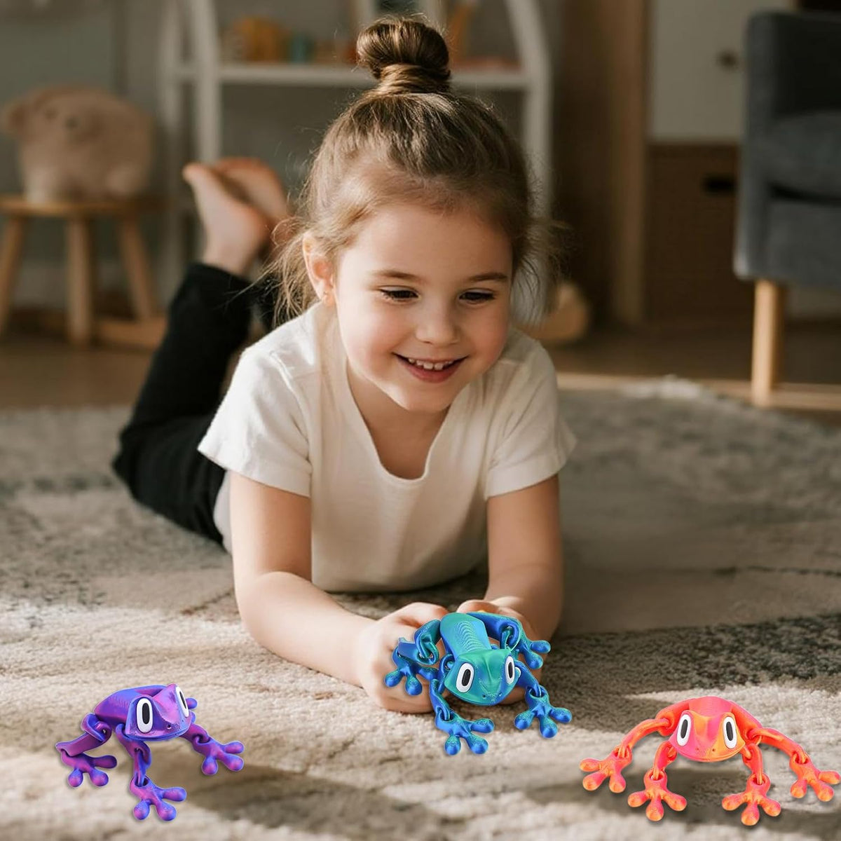 🔥Limited Time 49% Off✨3D Printed Magnet Frog Toy