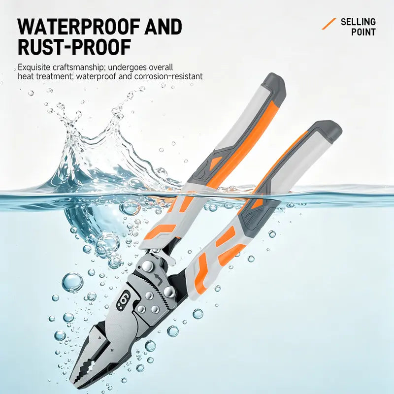 🔧 Self-Locking Ratchet Pliers – Secure Grip, Less Effort