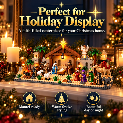 🎄 Nativity Building Advent Calendar | 24 Daily Builds to Create a Complete Christmas Scene 🧱