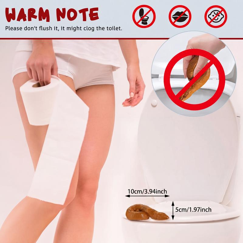 😂7 Pcs Fake Poop, Realistic Prank Poop