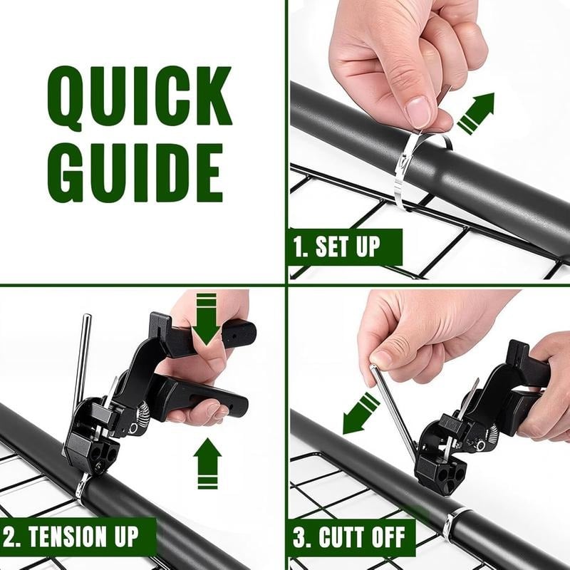 🛠️304 Stainless Steel Zip Tie Set – 4X strength, weatherproof.