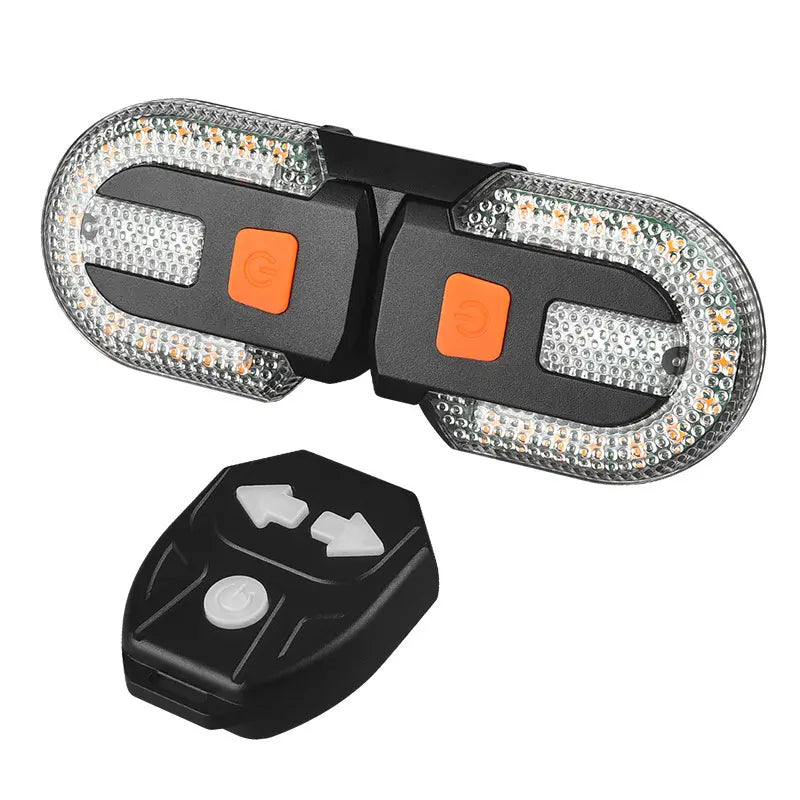 🚲Bike Turn Signals with Alarm | USB Charging, Wireless Remote, Split/Integrated Tail Light