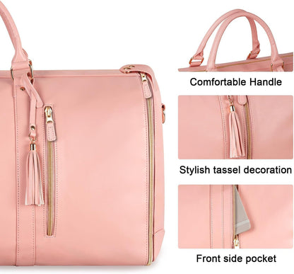 2-in-1 Convertible Garment Duffle – Carry-On with Hanging Suit Compartment & Shoe Storage