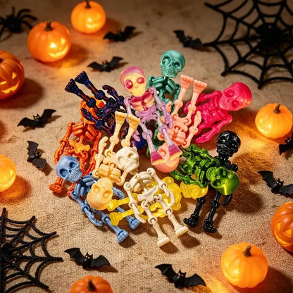 2026 Hot Sale💀 3D Printed Skeleton Mini Statues – Fun Spooky Decor!
