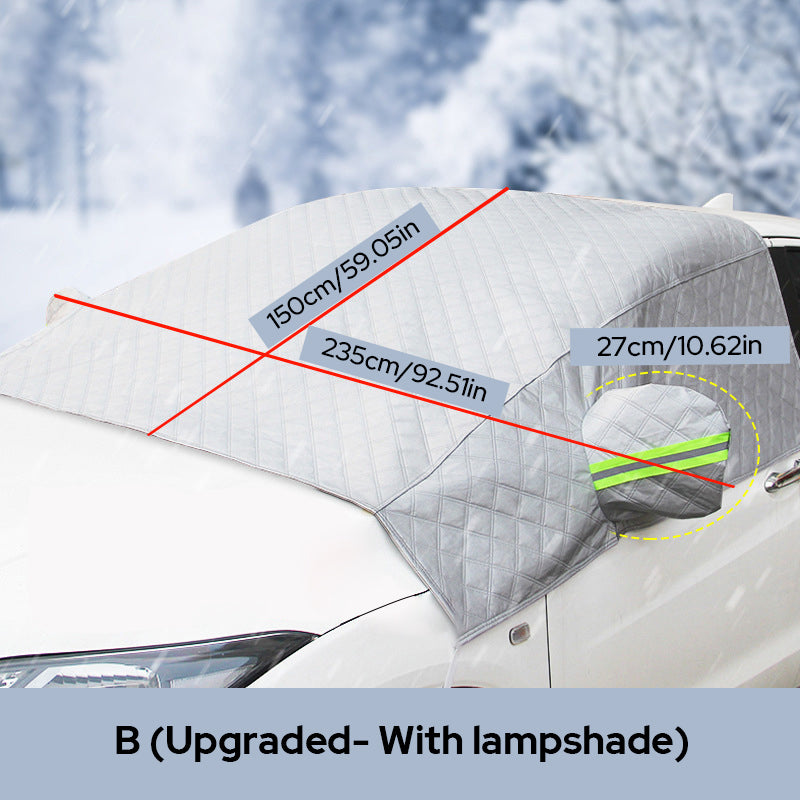 🚗Limited Time Promotion 50% OFF ✨ 4-Layer Magnetic Windshield Car Cover - Thermal Insulation & Frost Protection with Easy Installation ❄️🔗