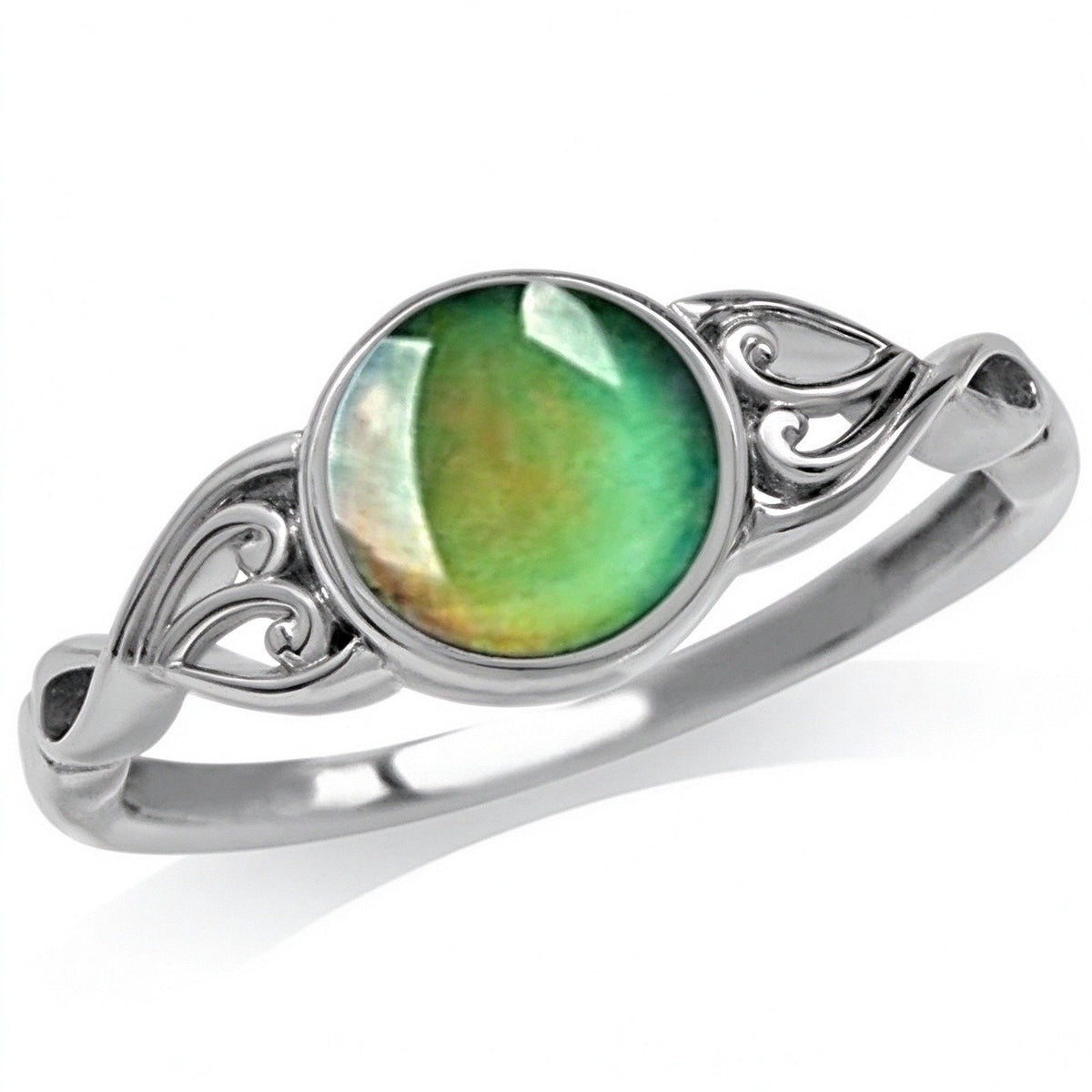 Stylish and Creative Sweet-Style Color-Changing Mood Stone Ring