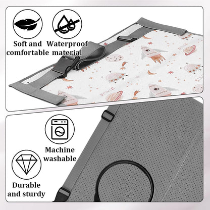 🚞Portable Kids Travel Bed | Airplane & Train Seat Extender, Anti-slip Foldable Sleeping Mat for Toddler Long Journey