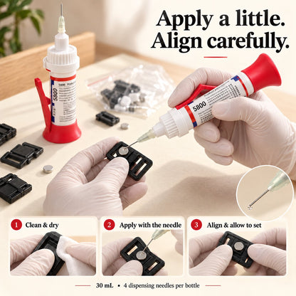 5800 Instant Adhesive with Precision Applicator & 4 Dispensing Needles – 30 mL