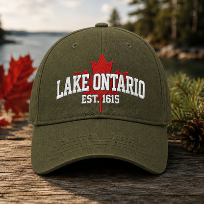 🔥LAST DAY 50% OFF - 🍁Lake Ontario Forever – Heritage Cap (🧢100% Cotton)