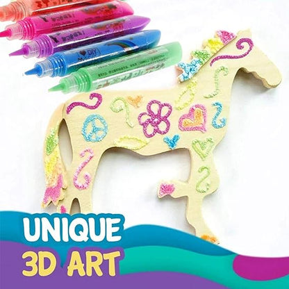 💥LAST DAY BUY 2 GET 1 FREE!!🎁🔮Magic Pen – Draw 3D with one stroke!🎄 DIY Bubble Popcorn Drawing Pens