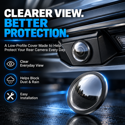 Universal Rear Camera Lens Protector Cover – Clear Low-Profile Shield for Dust, Rain & Road Debris