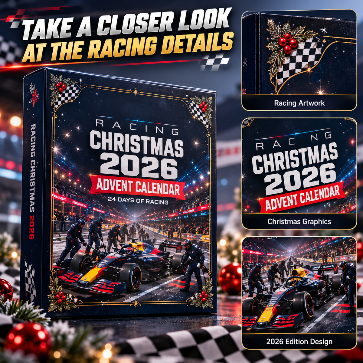 🏎️🎄 Racing to Christmas 2026 – 24-Day Motorsport Advent Calendar