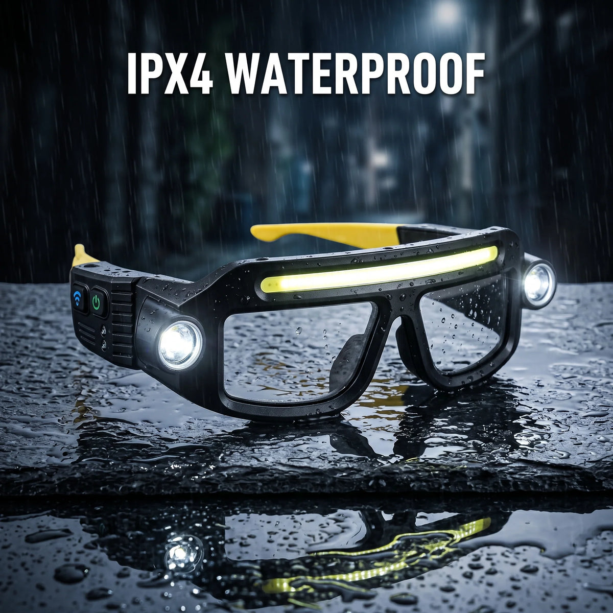 🔦 Multi-functional Rechargeable LED Headlamp Glasses