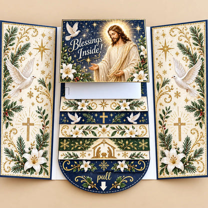 ⏰2026 New 🎅💳 Waterfall Christmas Gift Card Booklet ✨