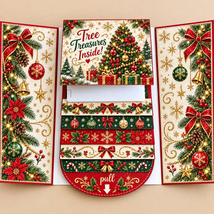 ⏰2026 New 🎅💳 Waterfall Christmas Gift Card Booklet ✨