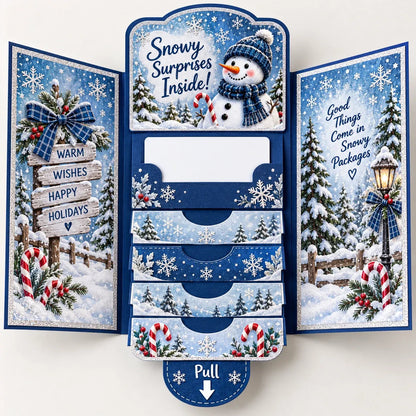 ⏰2026 New 🎅💳 Waterfall Christmas Gift Card Booklet ✨