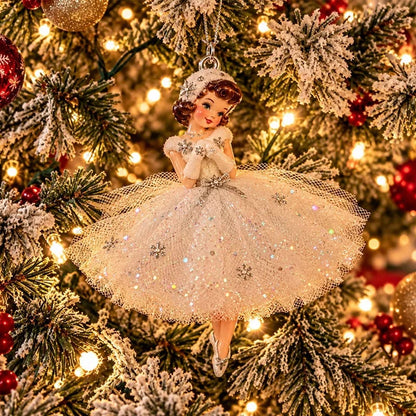 Vintage Christmas Lady Ornaments – 1950s-Inspired Holiday Charm 🎄