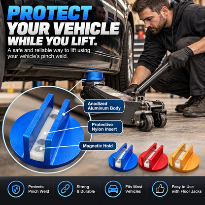 Magnetic Jack Pad Adapter – Protect Your Pinch Welds