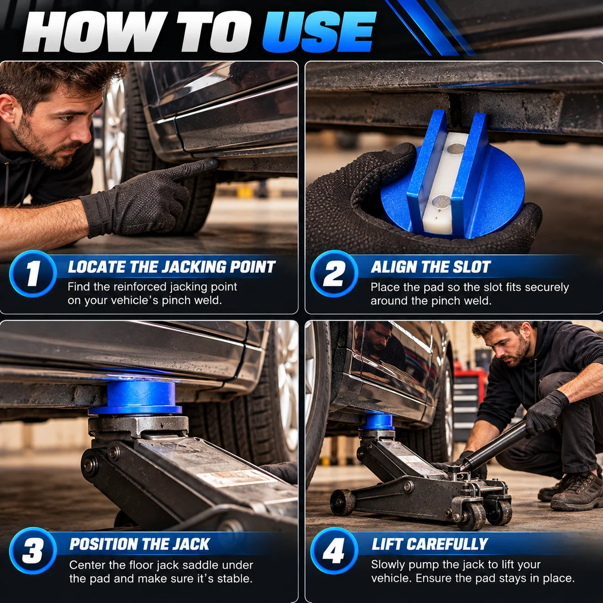 Magnetic Jack Pad Adapter – Protect Your Pinch Welds