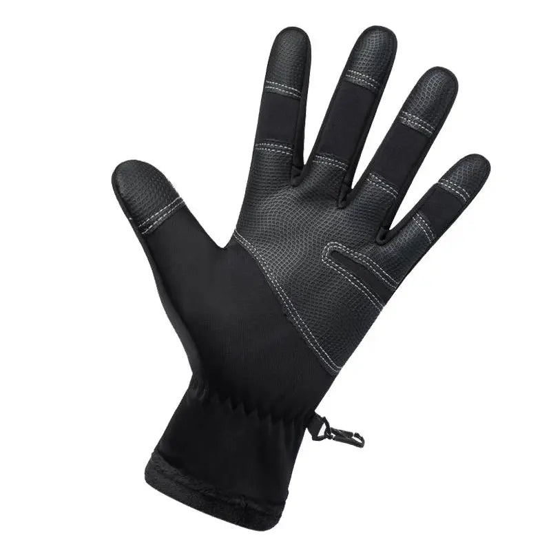 Outdoor Winter Gloves, Touchscreen andWindproof Full-Finger Gloves for Sports