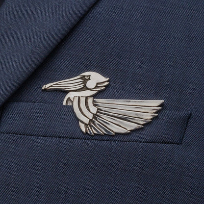 🐊✨ Luxury Sculpted Animal Brooch – Premium Statement Piece for Suits & Blazers