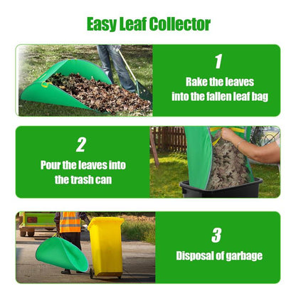 Green Leaf Collection Garden Leaf Gathering Tent