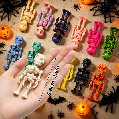2026 Hot Sale💀 3D Printed Skeleton Mini Statues – Fun Spooky Decor!