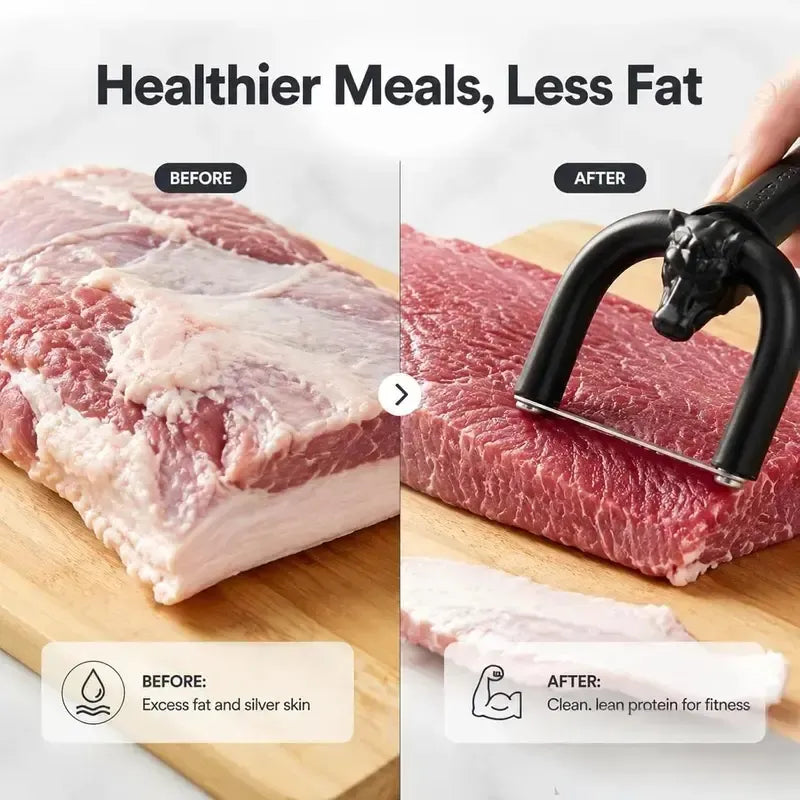 🥩Beef & Pork Slicer-Handheld Meat Fat Trimming Knife