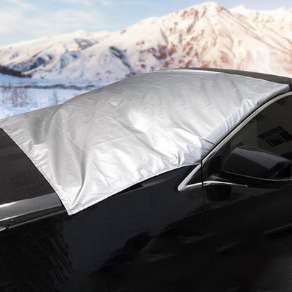 🚗Limited Time Promotion 50% OFF ✨ 4-Layer Magnetic Windshield Car Cover - Thermal Insulation & Frost Protection with Easy Installation ❄️🔗