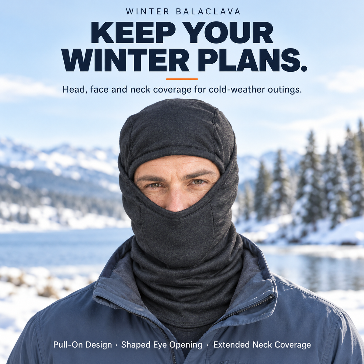 🔥 Heated Balaclava – Keep Your Winter Plans | Full Head, Face & Neck Coverage