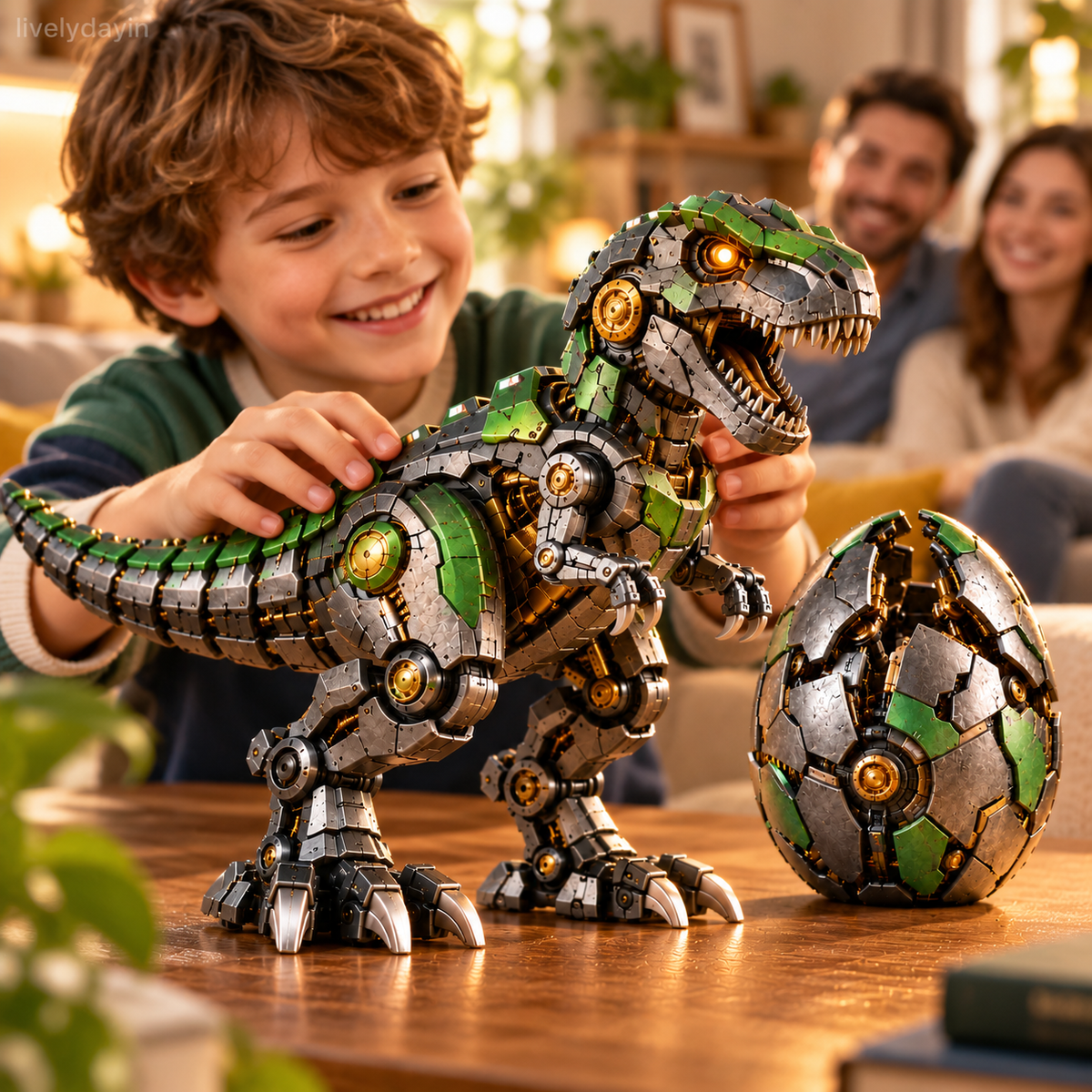 🔥⚙️🦖 Mechanical T-Rex Egg – From Mysterious Egg to Mighty Robotic Dinosaur!