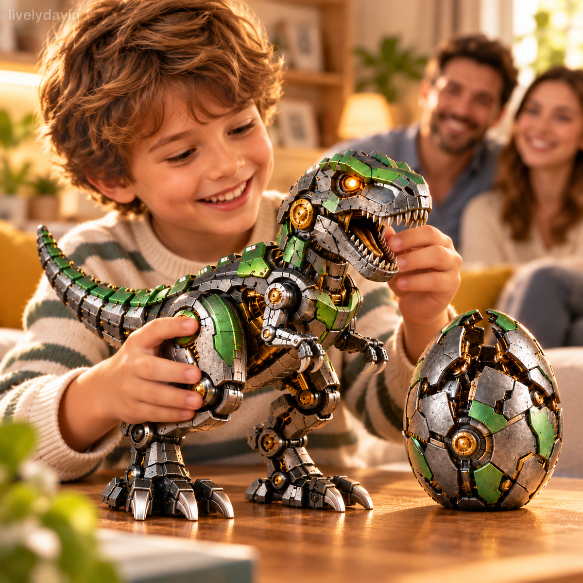 🔥⚙️🦖 Mechanical T-Rex Egg – From Mysterious Egg to Mighty Robotic Dinosaur!
