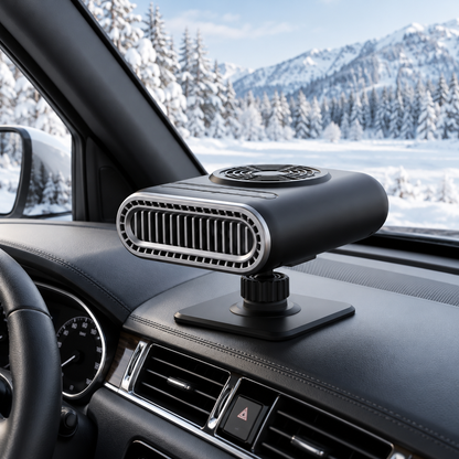 🔥 360° Portable Car Heater & Rapid Windshield Defroster