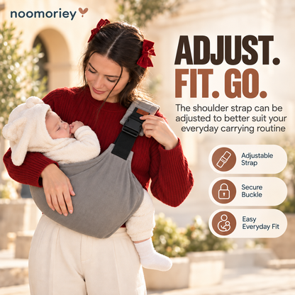 Baby Sling Carrier – Soft, Hands-Free Comfort for Parents