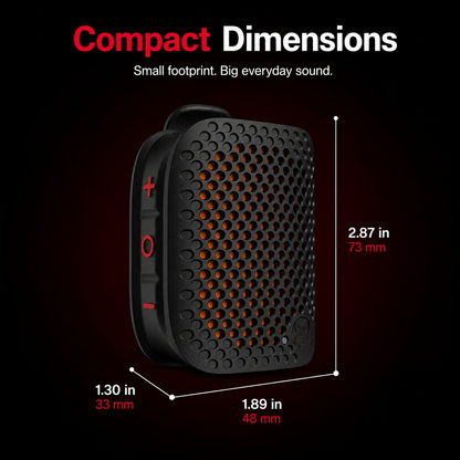 🎵 Ultra-Light Magnetic Clip-On Bluetooth Speaker