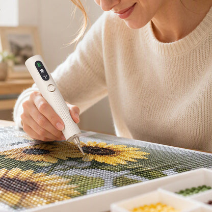 Electric Diamond Painting Pen in Ivory