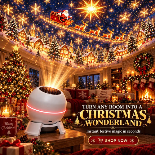 Turn Any Room Into a Christmas Wonderland – Holiday Projection Night Light