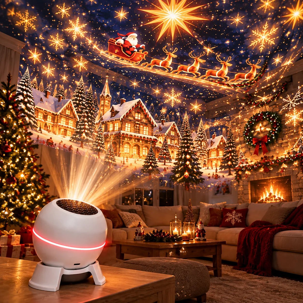 Turn Any Room Into a Christmas Wonderland – Holiday Projection Night Light