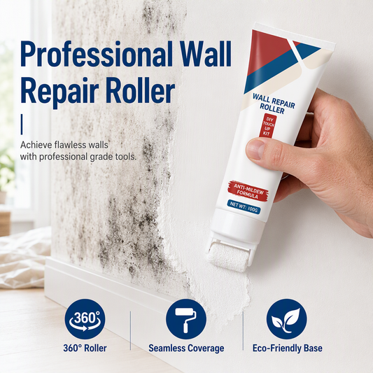 ❤️2-in-1 Wall Repair Paint with Built-In Roller