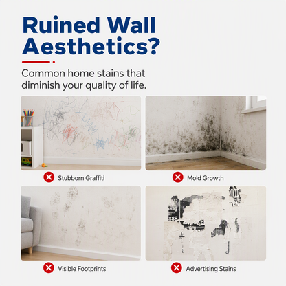 ❤️2-in-1 Wall Repair Paint with Built-In Roller