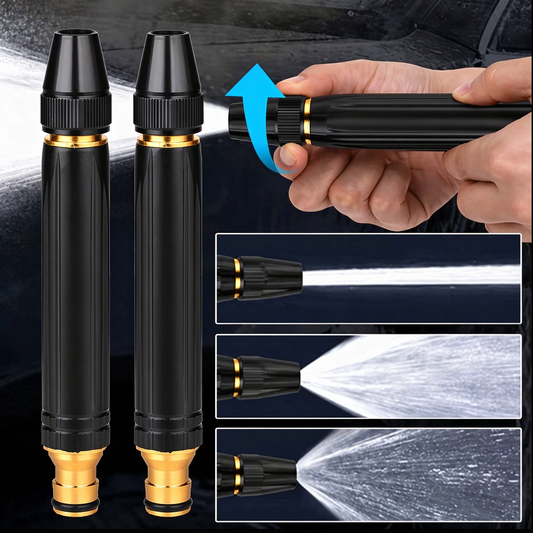 🔥High-Pressure Car Wash Water Gun Booster Nozzle Garden & Auto Dual Use Power