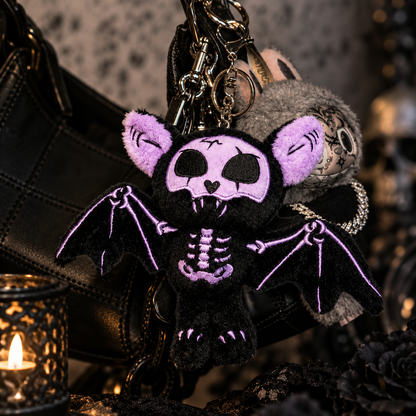 🎃Pumpkin Bones Skelekitty Keychain [Limited Halloween Edition]